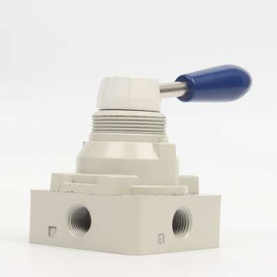 4HV230-06/4HV230-08 Pneumatic Hand Valve-4 Ports Hand Lever Valve