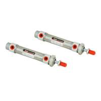 SNS (CM2 Series) double acting mini pneumatic air cylinder