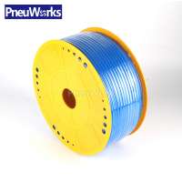 12*8mm size 100 meters blue pu air tube / air pu hose pipe